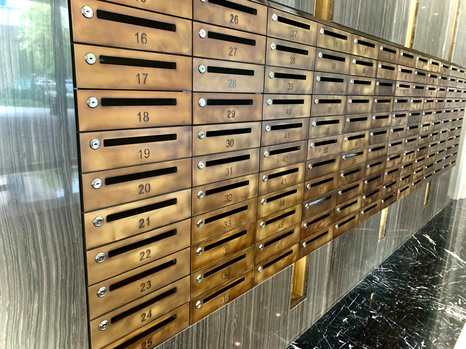 Почтовые ящики для ЖК и БЦ на заказ