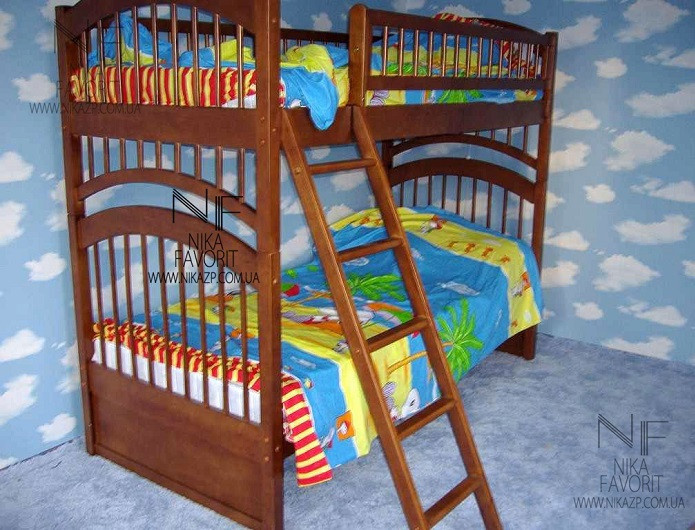 WOODEN CHILDRENS DOUBLE BED