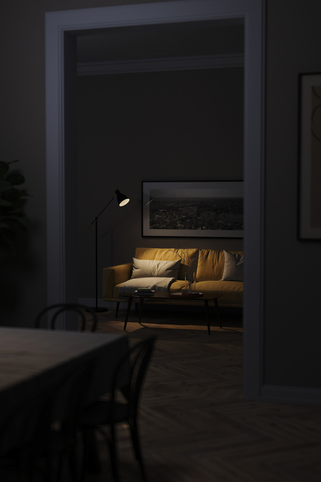 Scandinavian style apartment