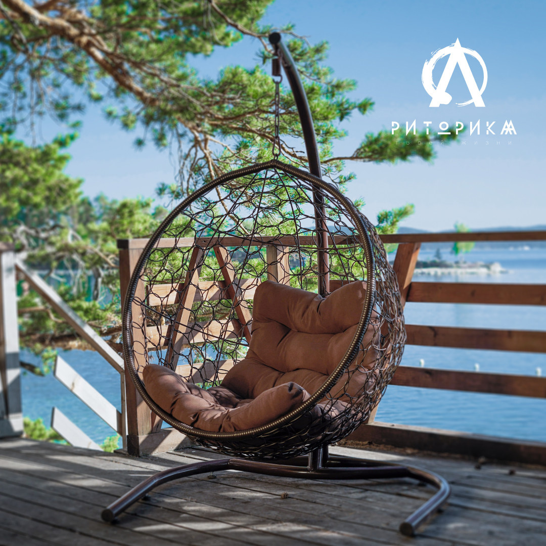 Обложка проекта: Подвесное кресло-кокон из ротанга "Либра"