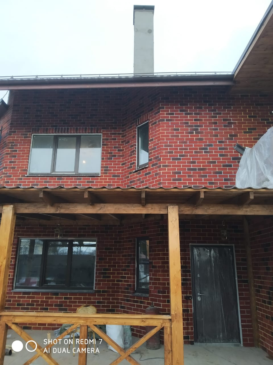 Фасадная система Гибкий клинкер на сетке