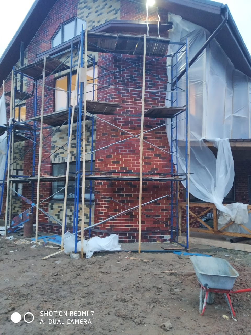 Фасадная система Гибкий клинкер на сетке