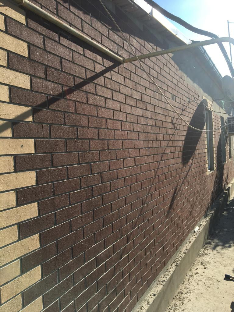 Фасадная система Гибкий клинкер на сетке