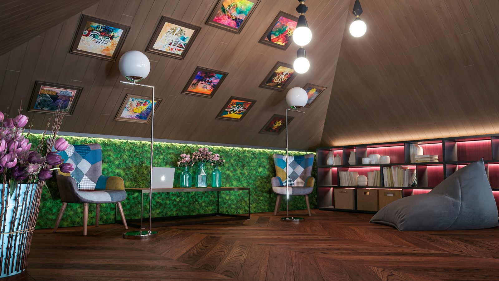 Разработка визуальной концепции шоурума (97 м2) для застройщика в г. Уфа