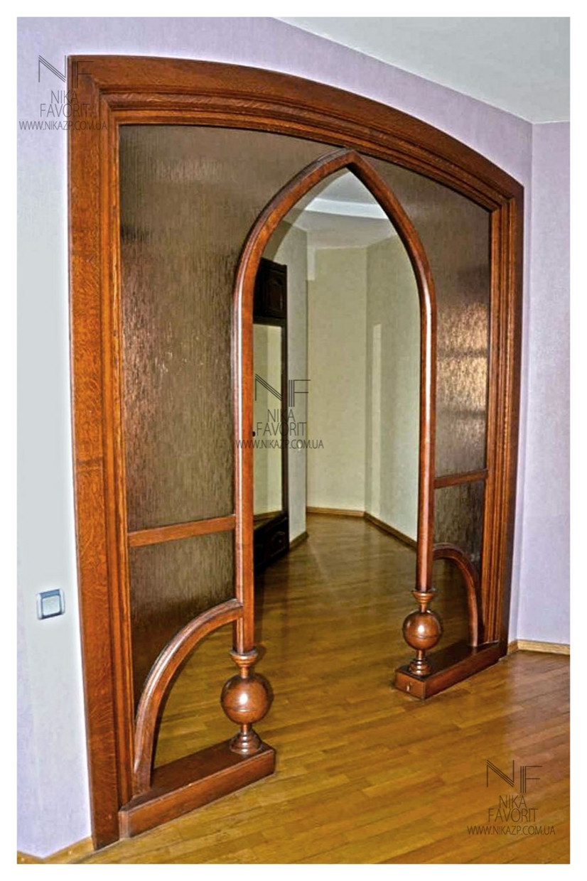 Wooden arc | Wooden door frame