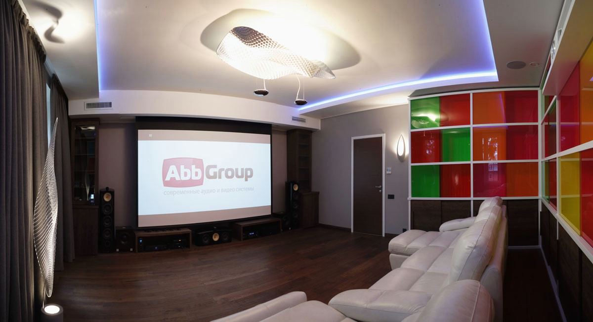 Домашний кинотеатр загородный дом Валищево