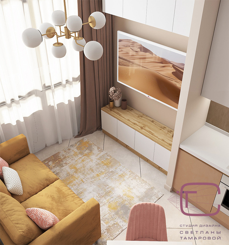 Интерьер двухкомнтаной квартиры в «ЖК Новые Сады» пр-т Победы 97, г. Пенза