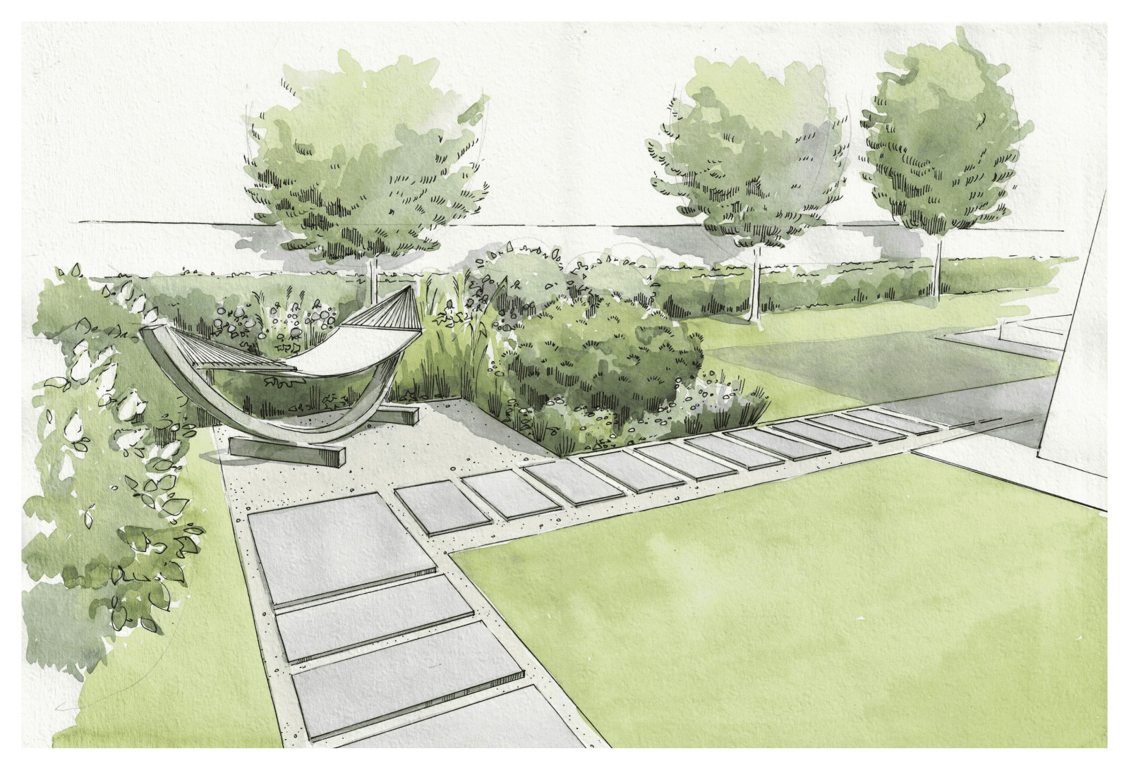 Ландшафтный проект частной территории