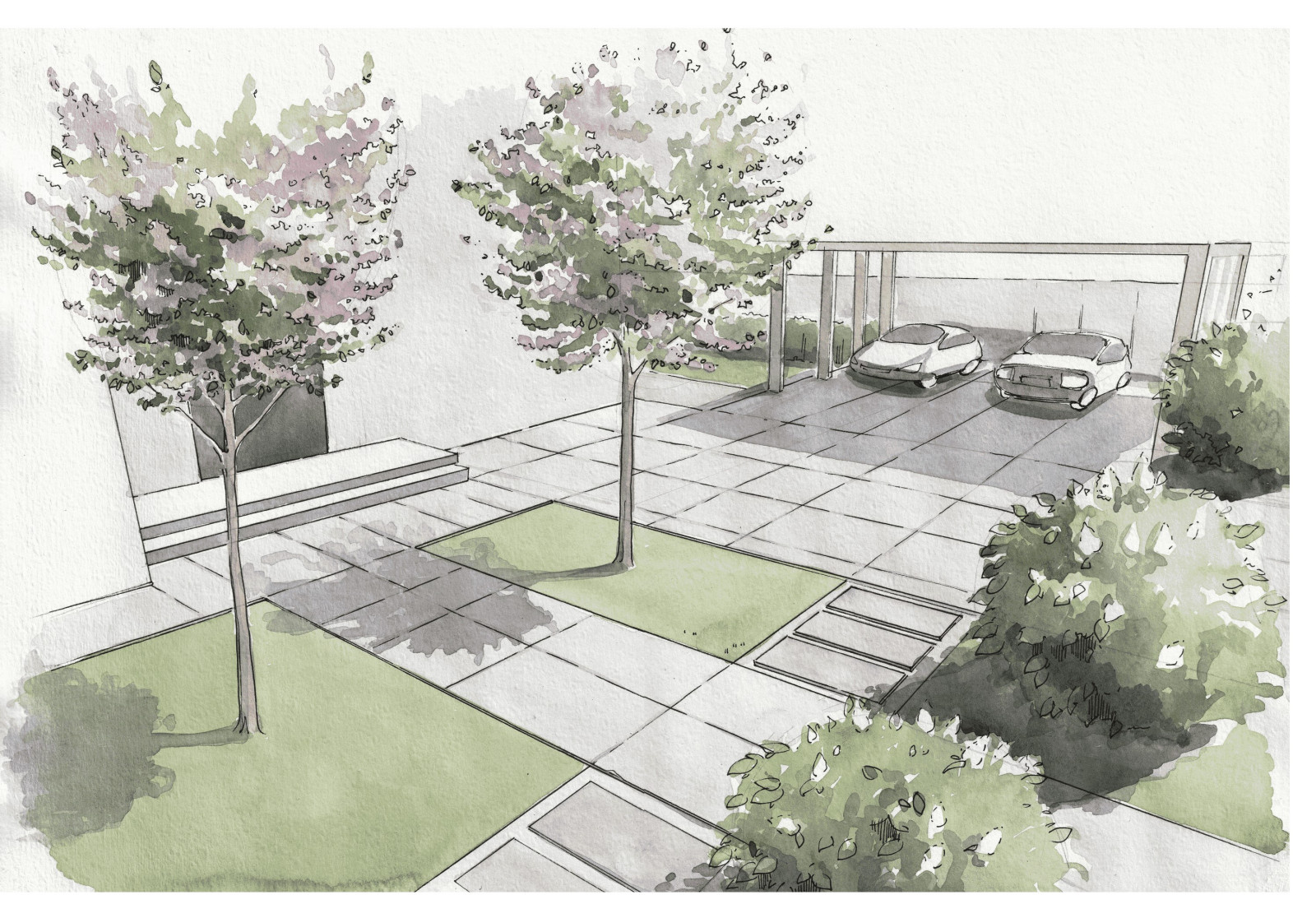 Ландшафтный проект частной территории