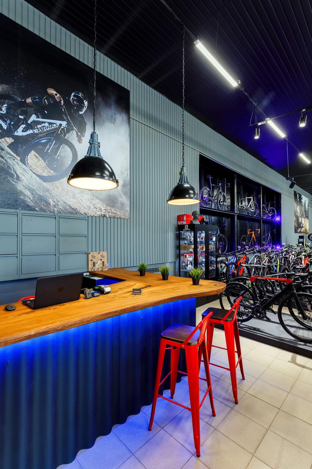 Съемка веломагазина