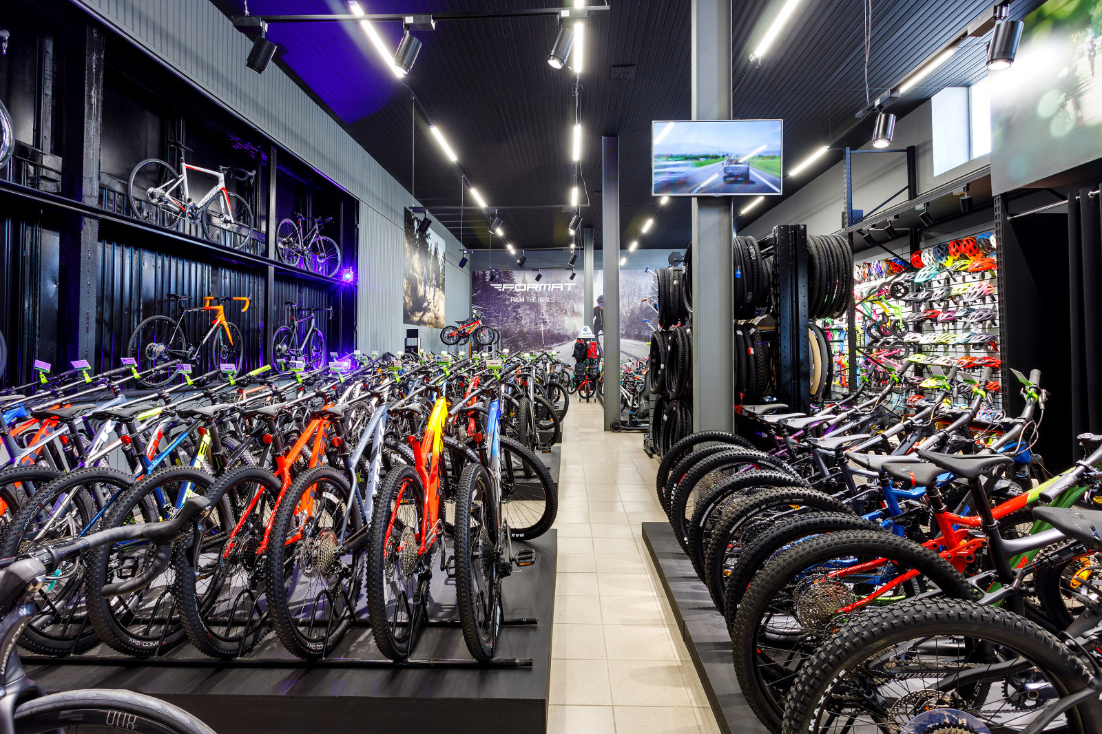 Съемка веломагазина