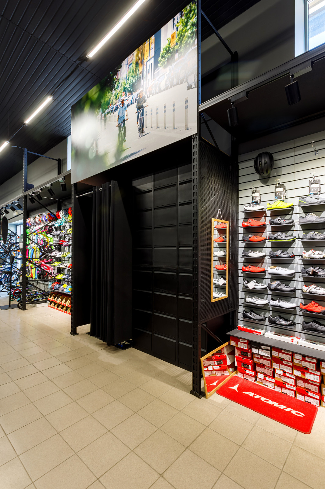 Съемка веломагазина