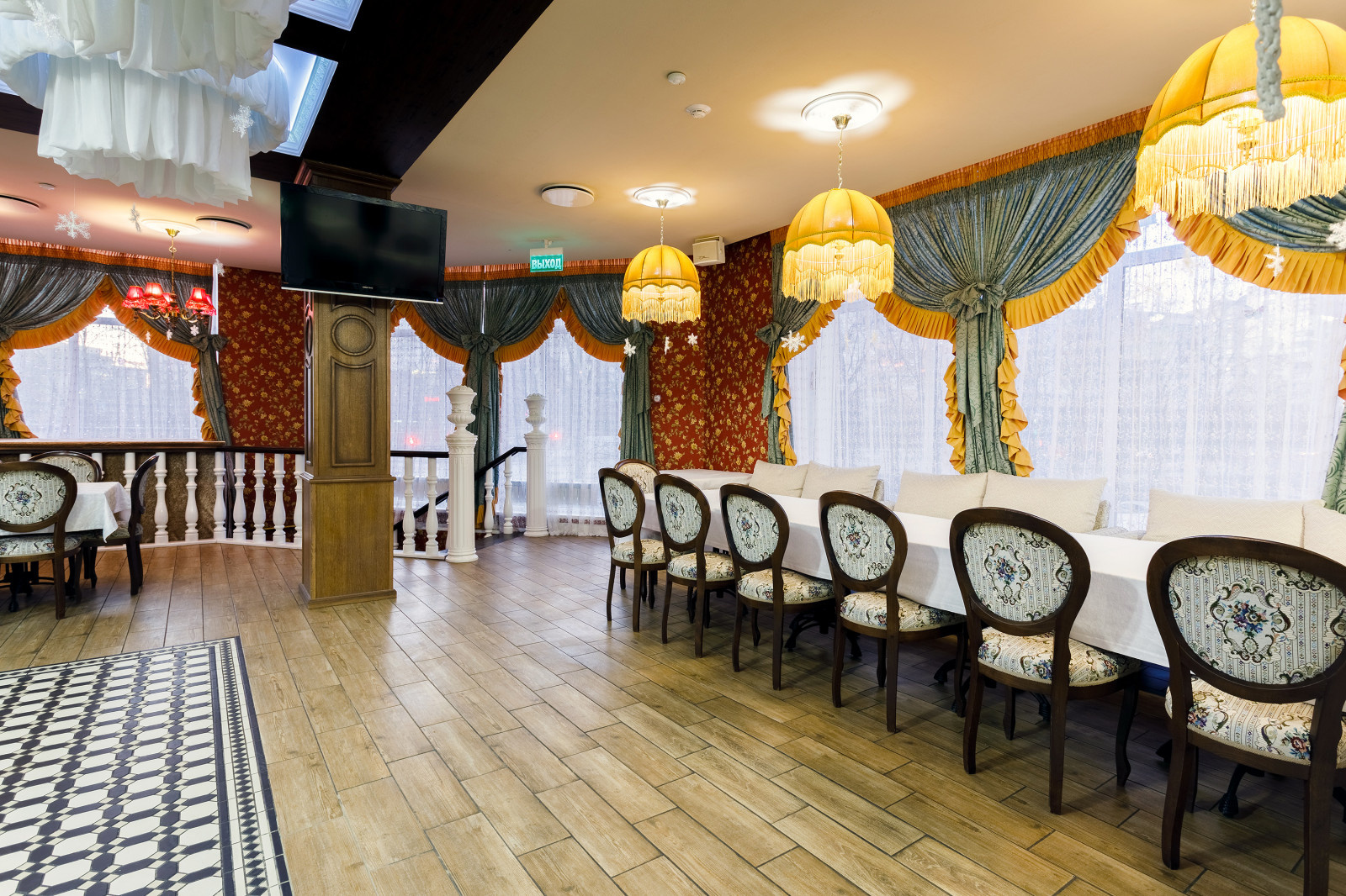 Съемка ресторана "12 стульев"