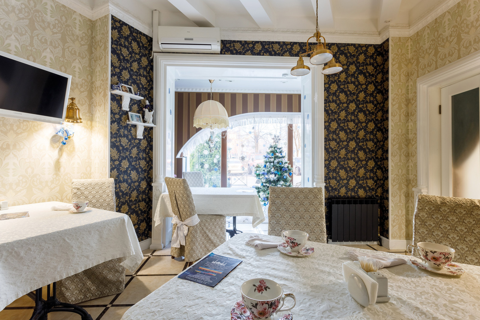 Съемка ресторана "12 стульев"