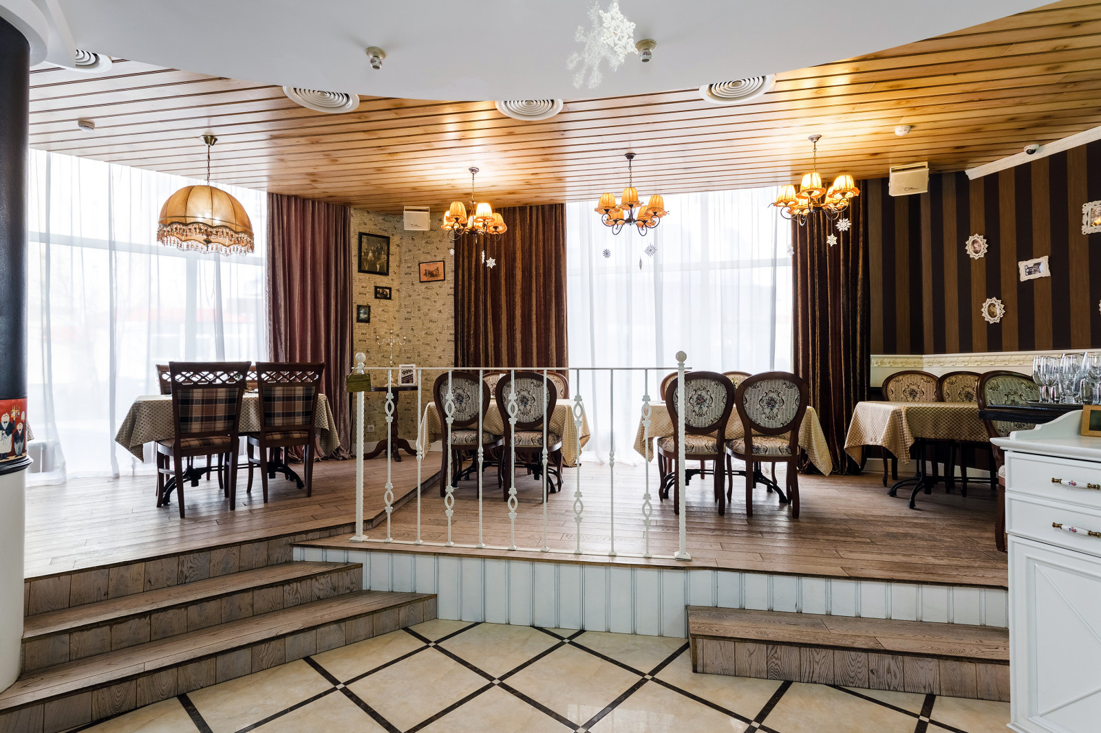 Съемка ресторана "12 стульев"