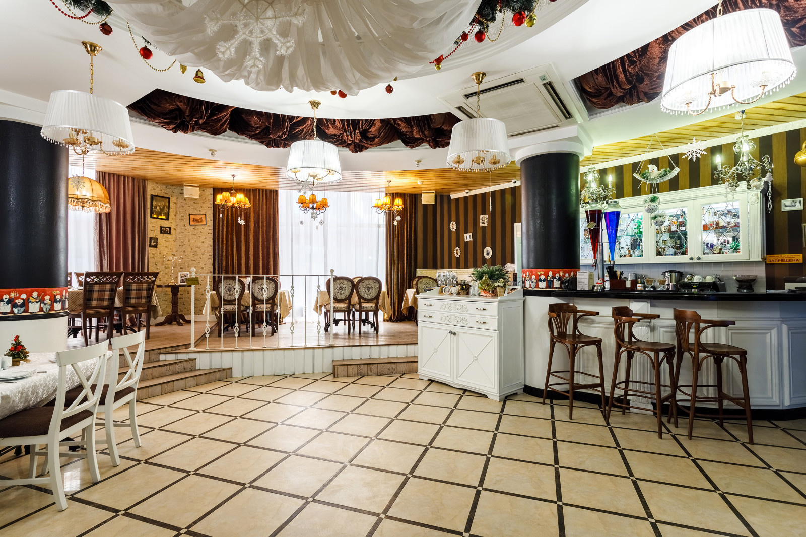 Съемка ресторана "12 стульев"