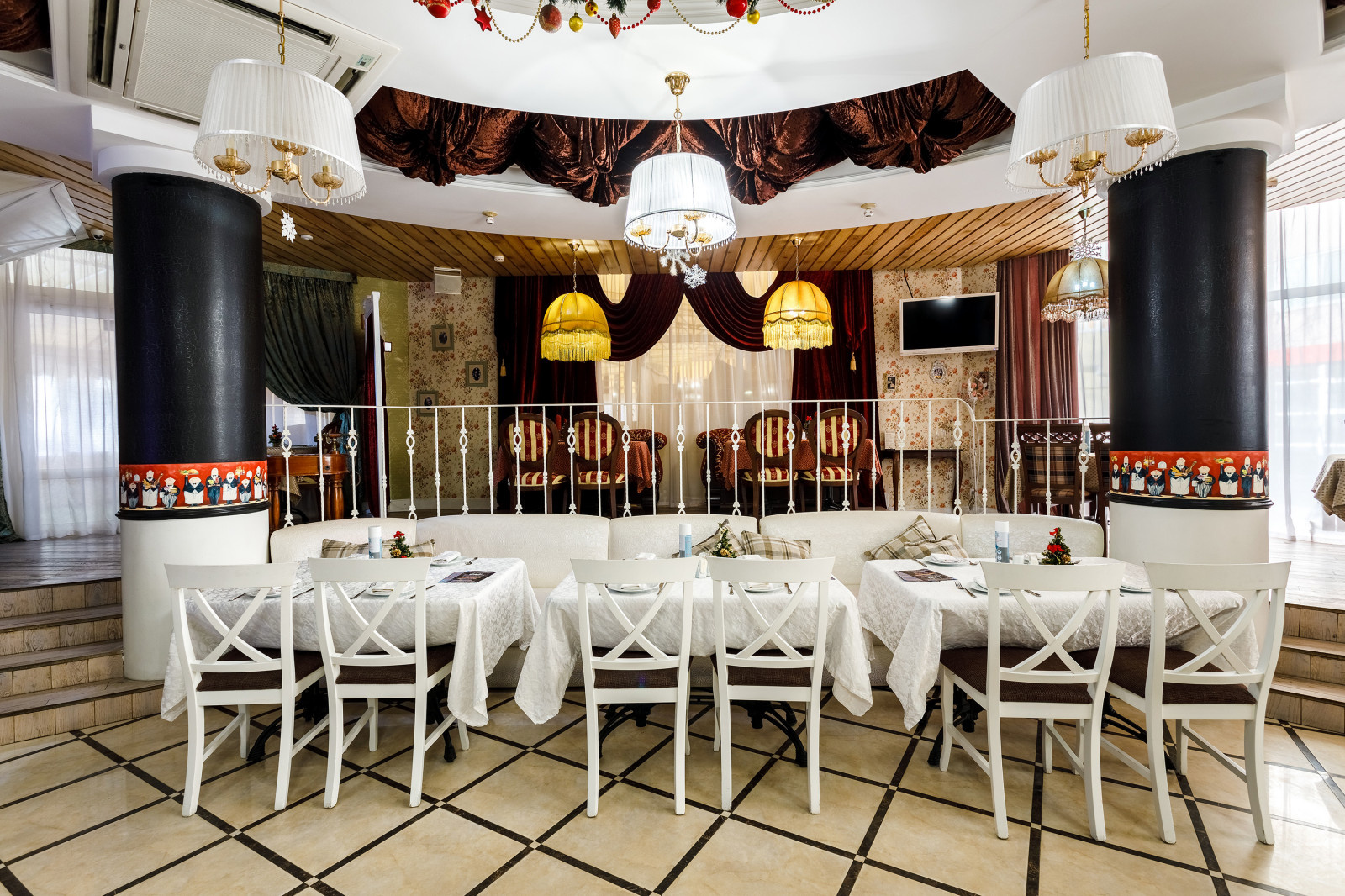 Съемка ресторана "12 стульев"