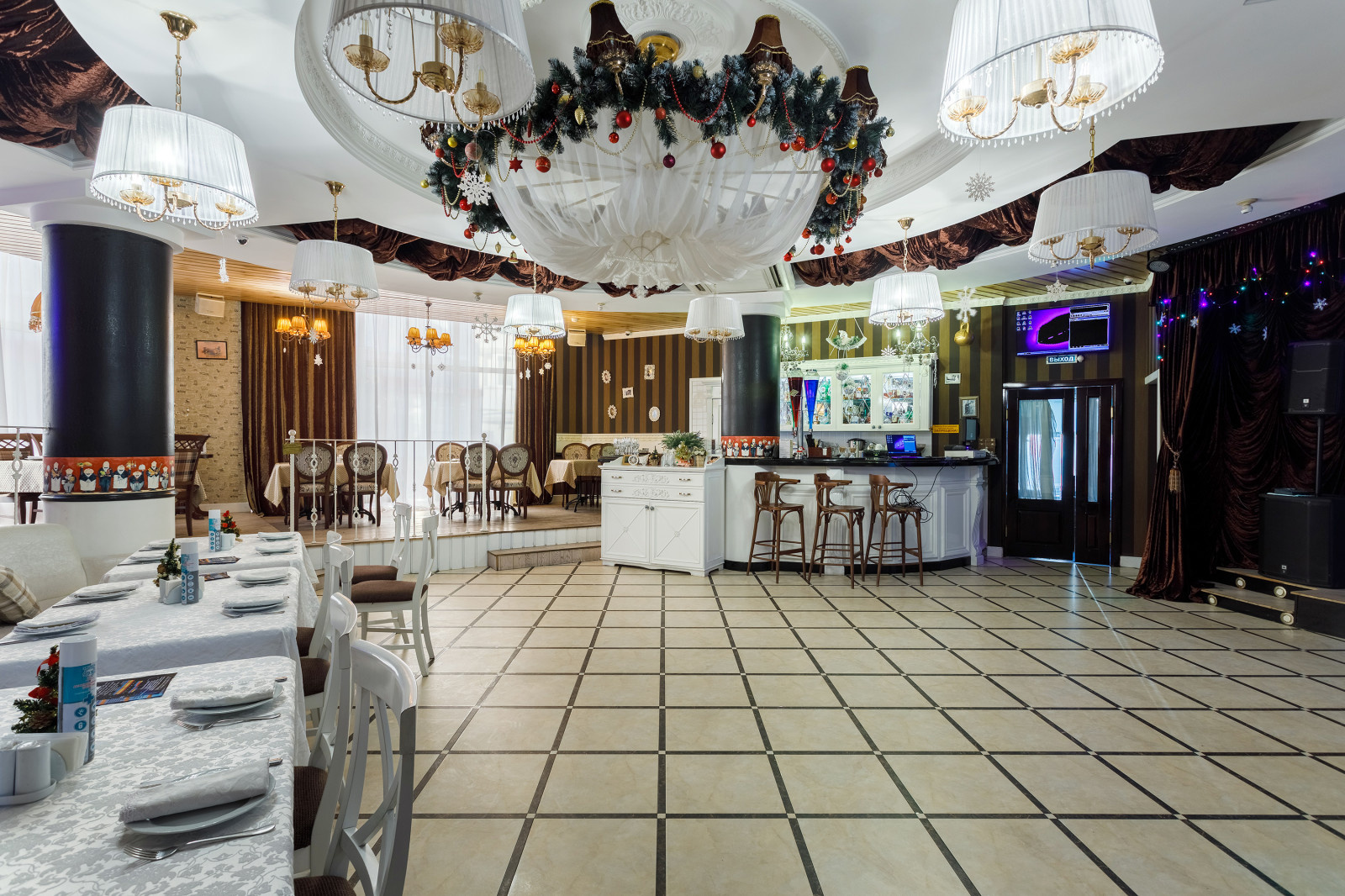 Съемка ресторана "12 стульев"