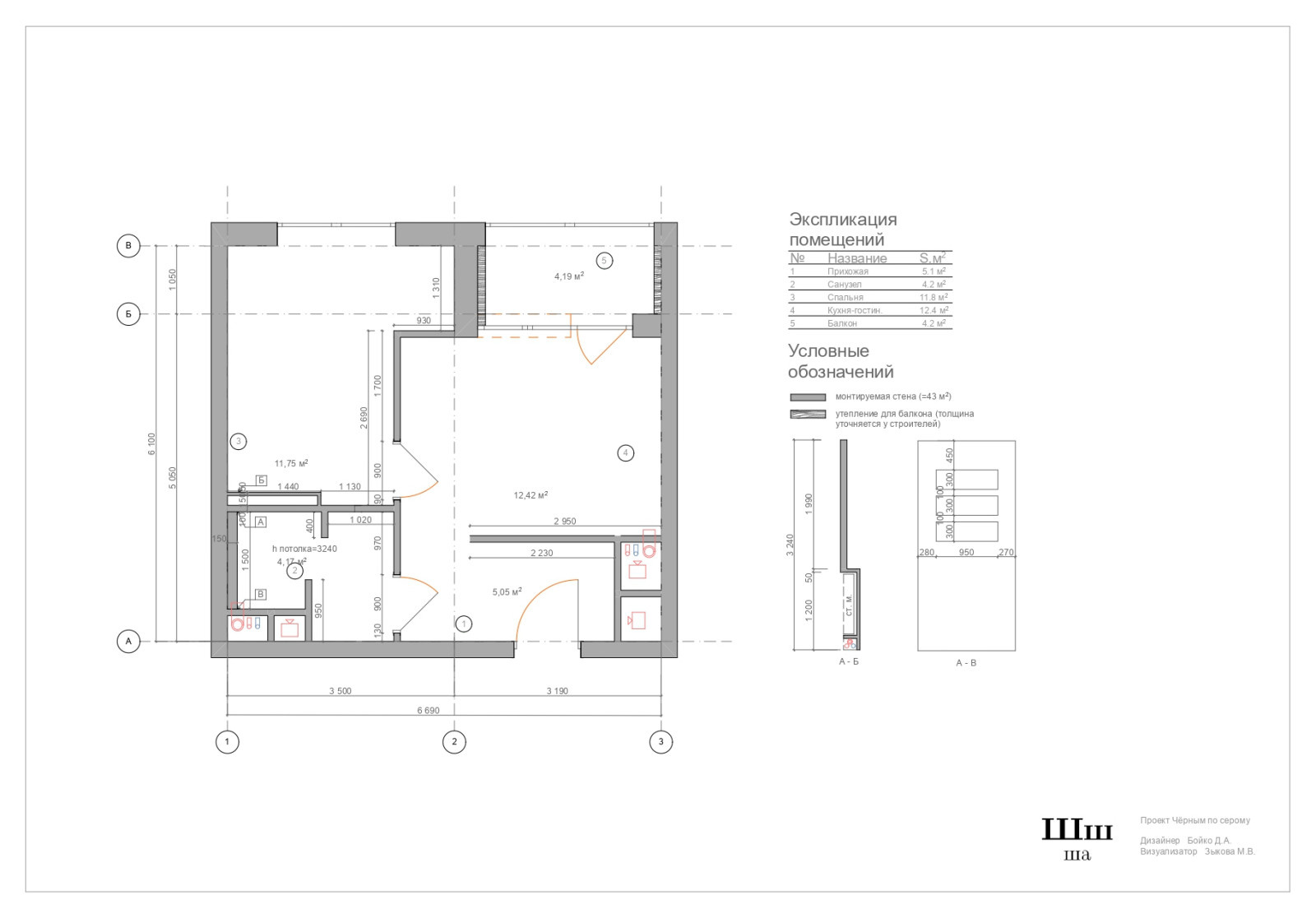 Чёрным по серому