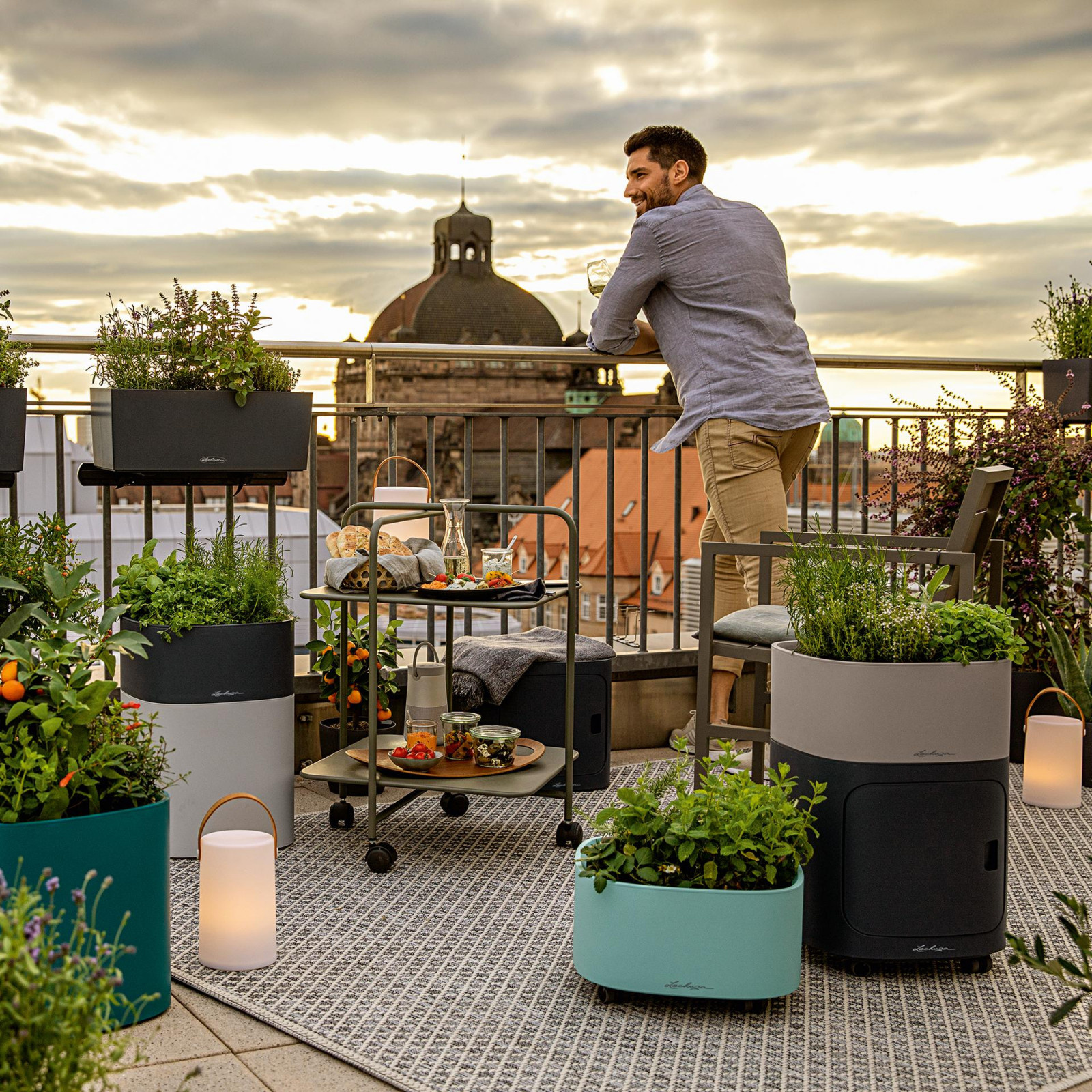 Стильный сад для гурманов