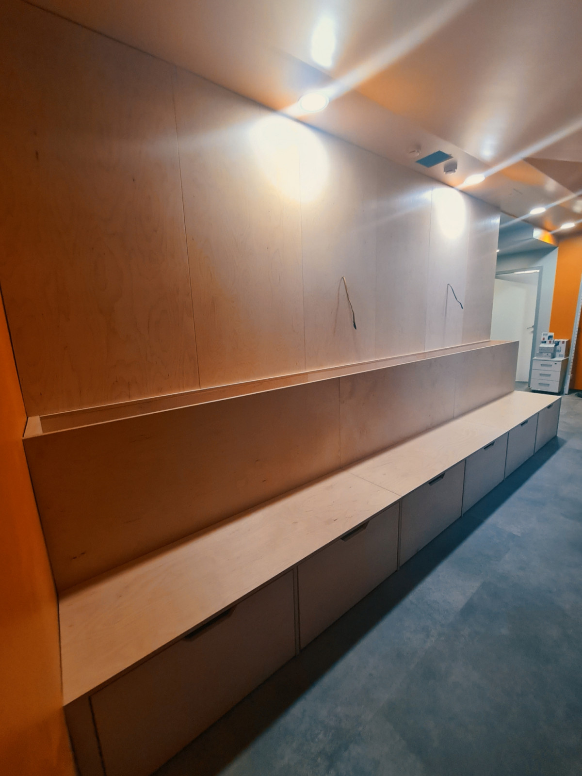 Лавка из фанеры