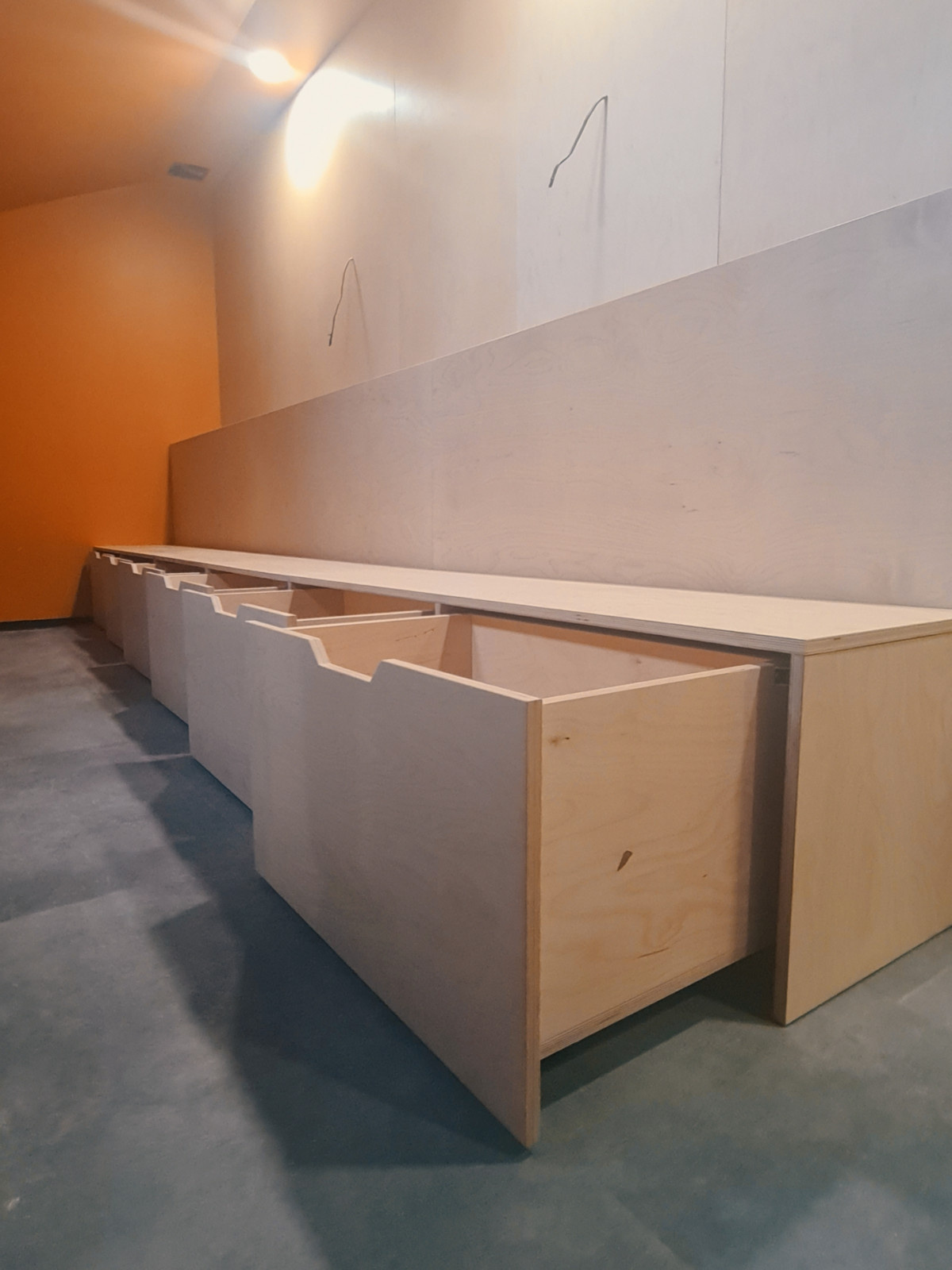 Лавка из фанеры