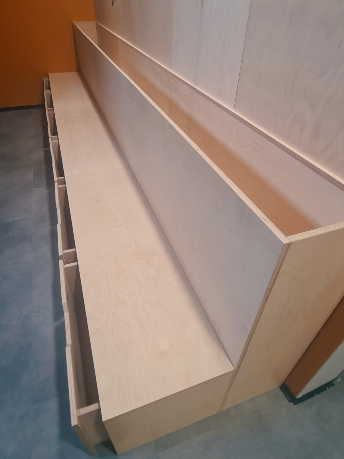 Лавка из фанеры