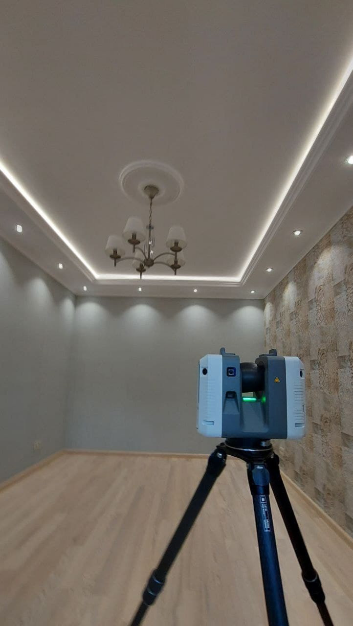 3D лазерное сканирование и моделирование коттеджа в Самаре.