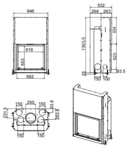 камин MCZ Forma 75 (Италия)