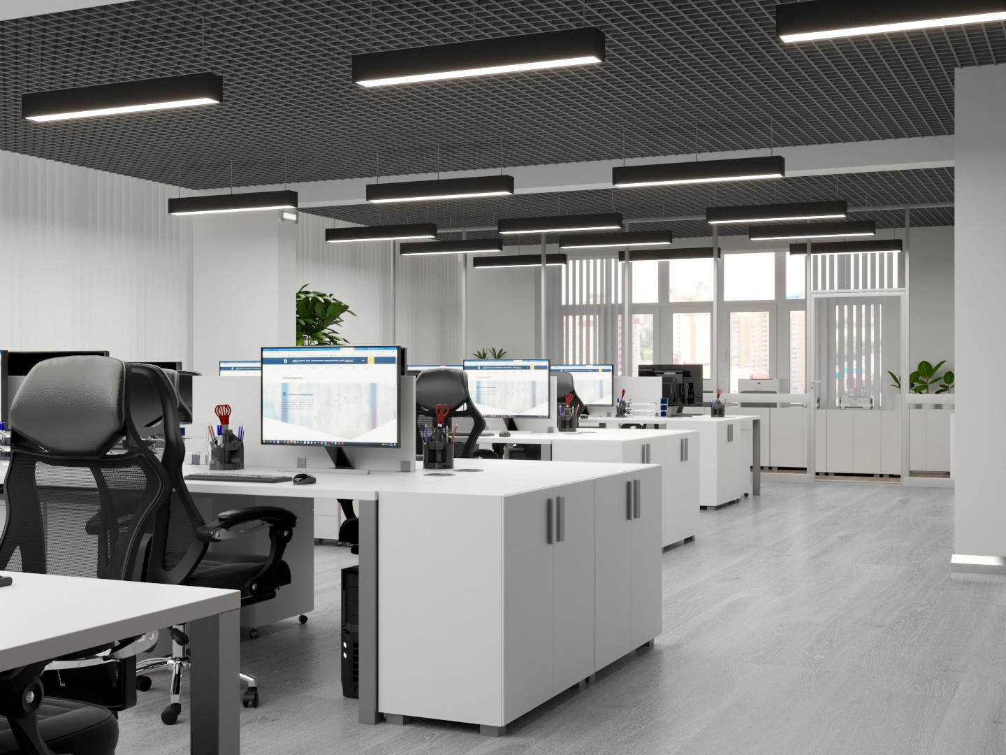 офисы open space в газпроектинжиниринг