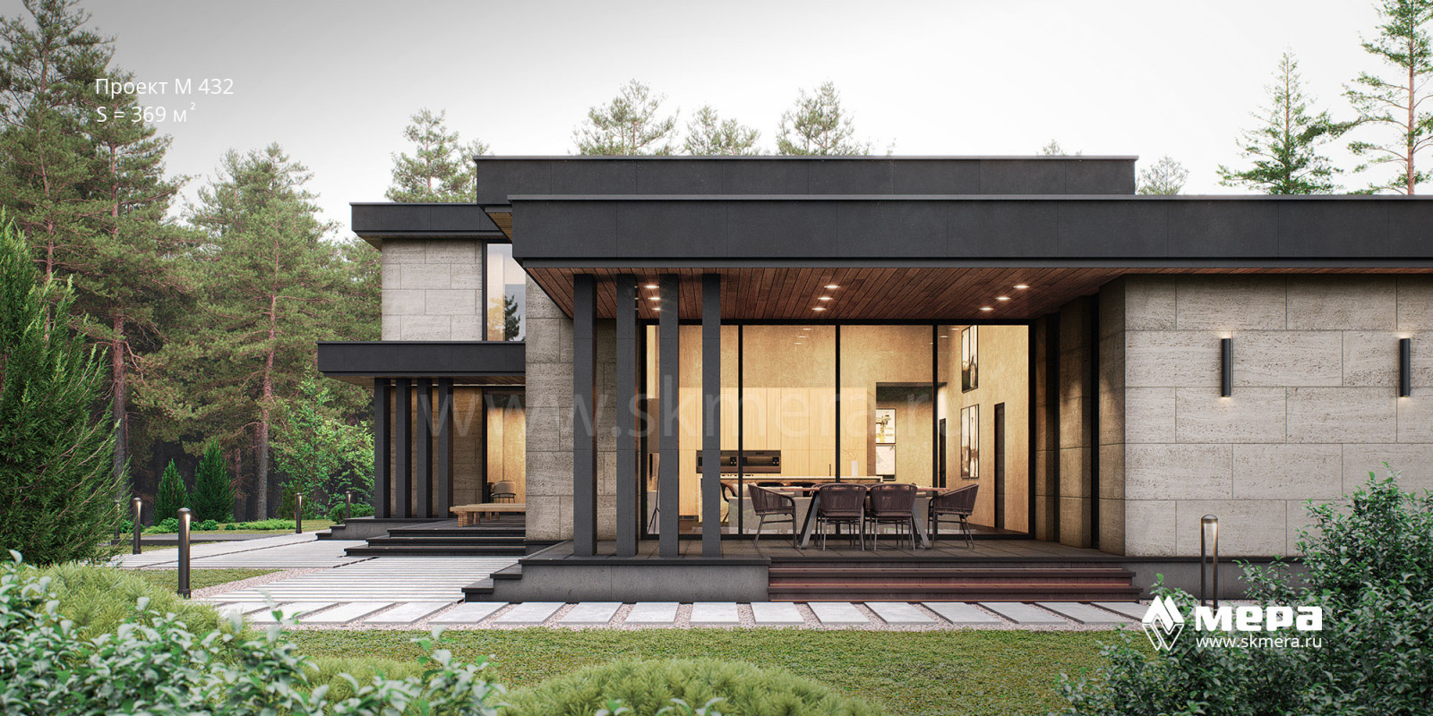 Проекты современных каменных домов