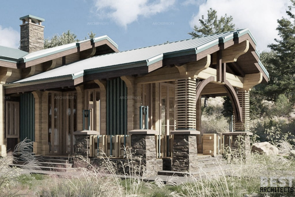 ПРОЕКТ | ГОСТЕВОЙ ДОМ С МЕДНОЙ КРЫШЕЙ | GUEST HOUSE WITH COPPER ROOF