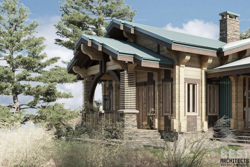 ПРОЕКТ | ГОСТЕВОЙ ДОМ С МЕДНОЙ КРЫШЕЙ | GUEST HOUSE WITH COPPER ROOF