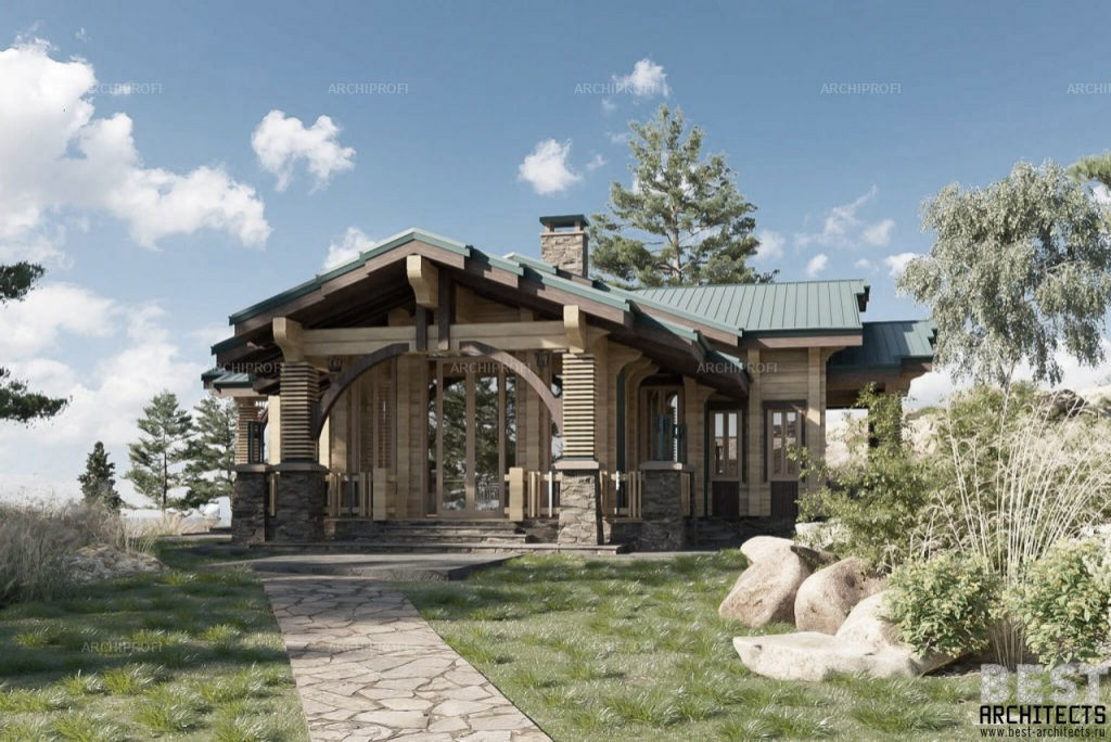 ПРОЕКТ | ГОСТЕВОЙ ДОМ С МЕДНОЙ КРЫШЕЙ | GUEST HOUSE WITH COPPER ROOF
