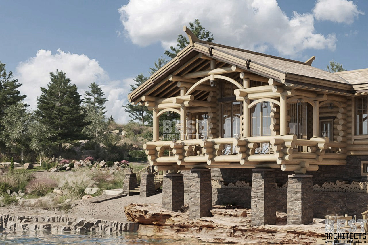 ПРОЕКТ | БАННЫЙ КОМПЛЕКС У ВОДЫ | BATH COMPLEX AT WATER