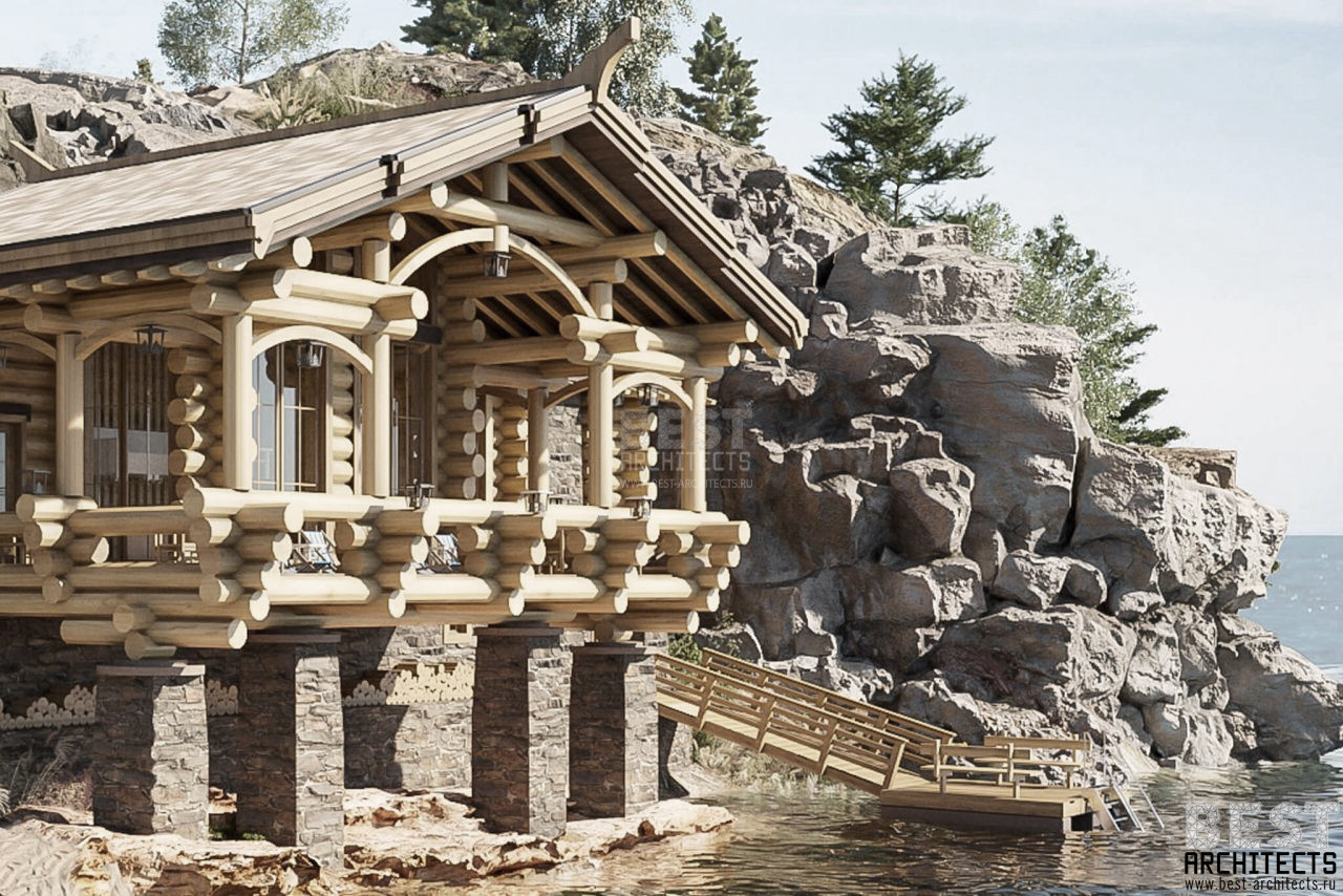 ПРОЕКТ | БАННЫЙ КОМПЛЕКС У ВОДЫ | BATH COMPLEX AT WATER