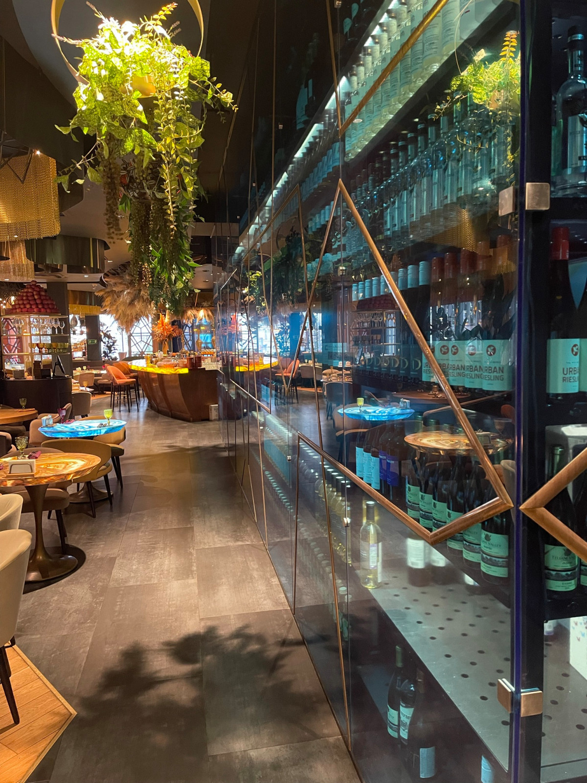 Стеклянные перегородки. Чайхана