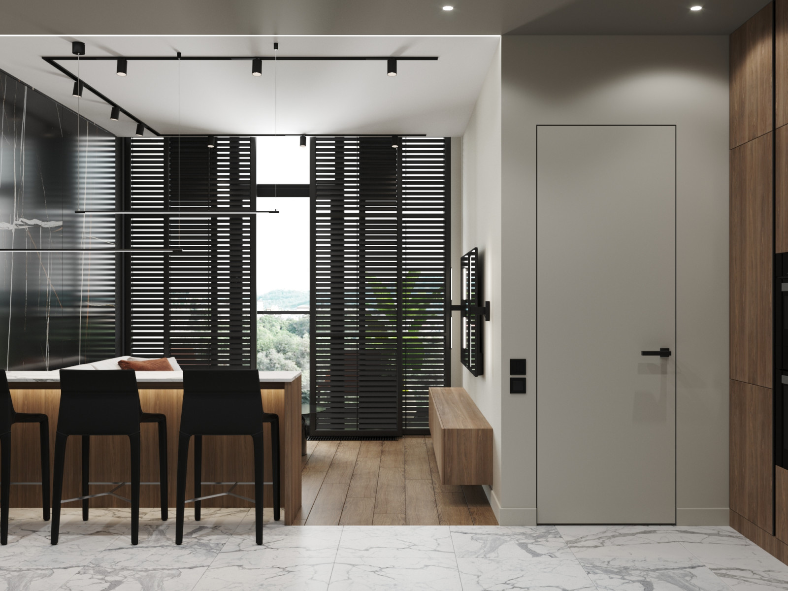 КВАРТИРА В СТИЛЕ КОНТЕМПОРАРИ