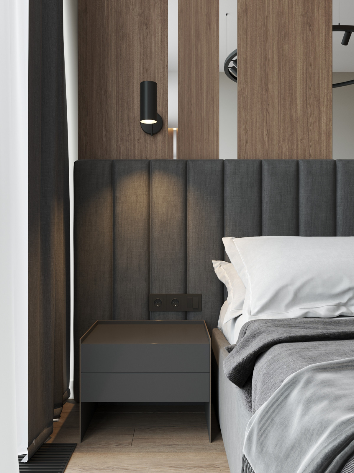 Спальня (детали интерьера)