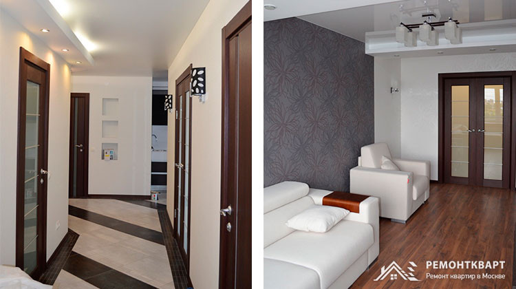 Ремонт квартиры, Москва, ЖК Молодёжный, 72 м2