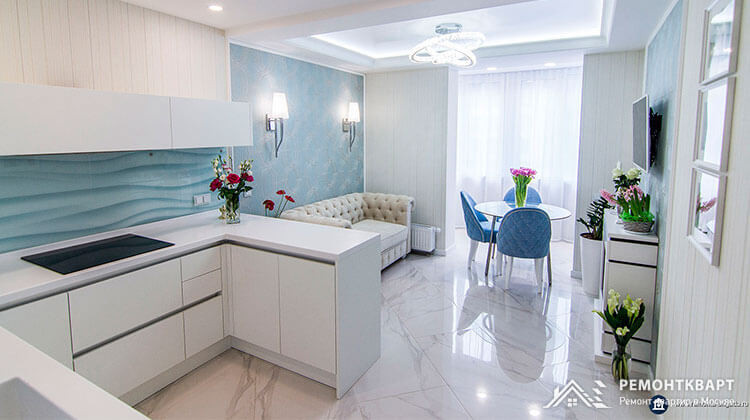 Ремонт квартиры, Москва, ЖК Микрогород, 50 м2