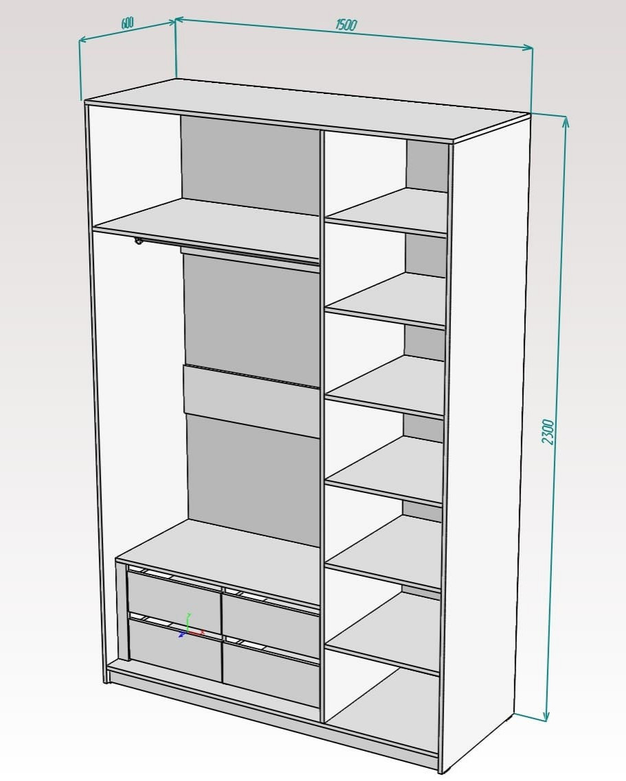 Белая детская в стиле минимализм