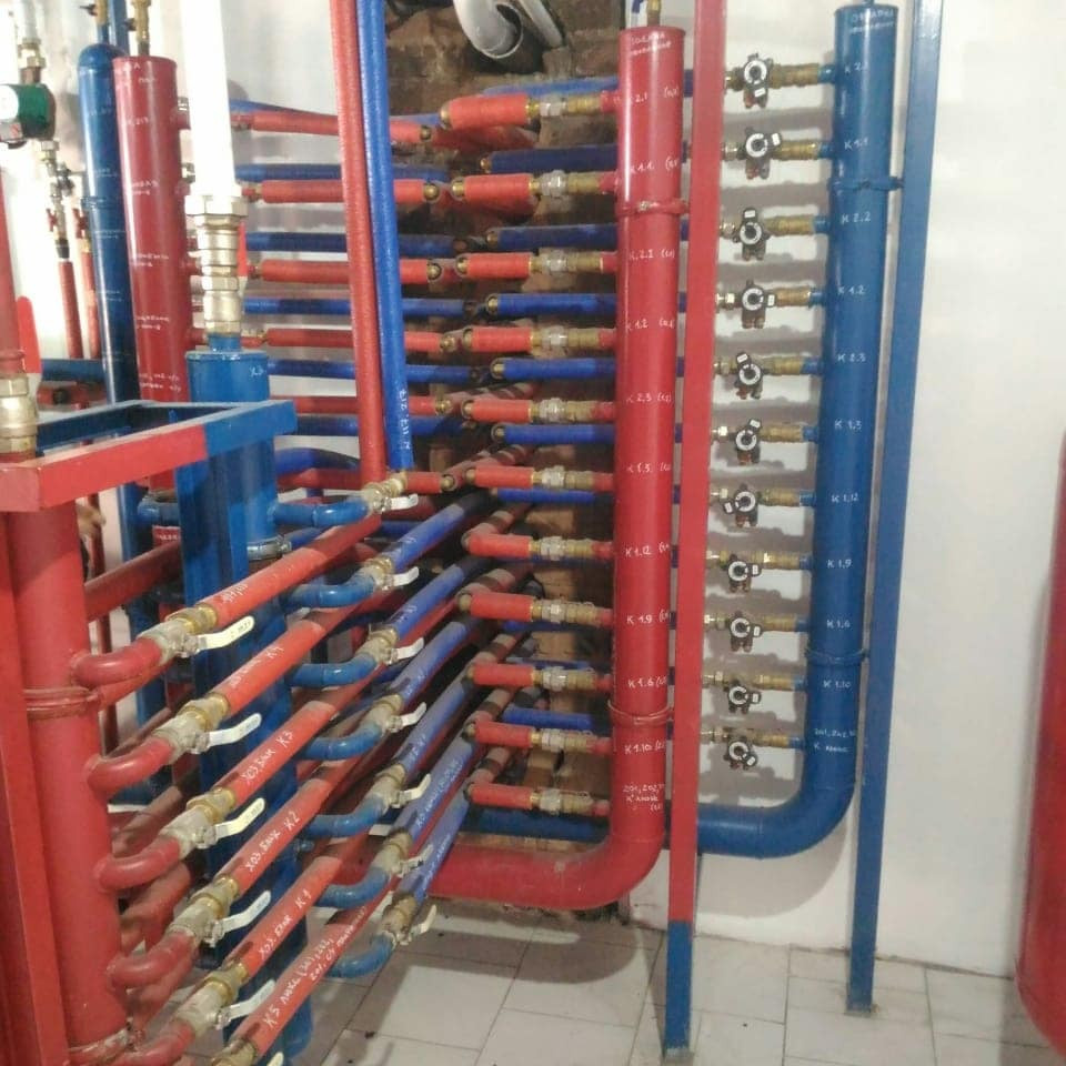 Реализация системы отопления и водоснабженияя