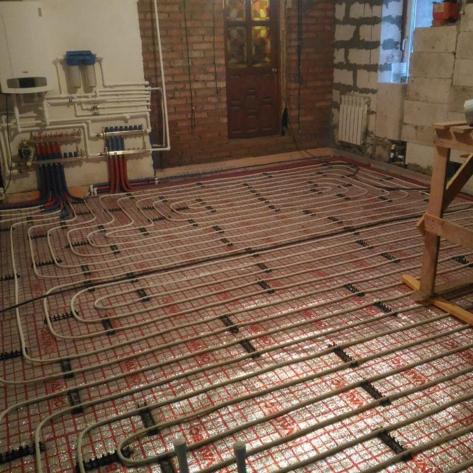 Реализация системы отопления и водоснабженияя