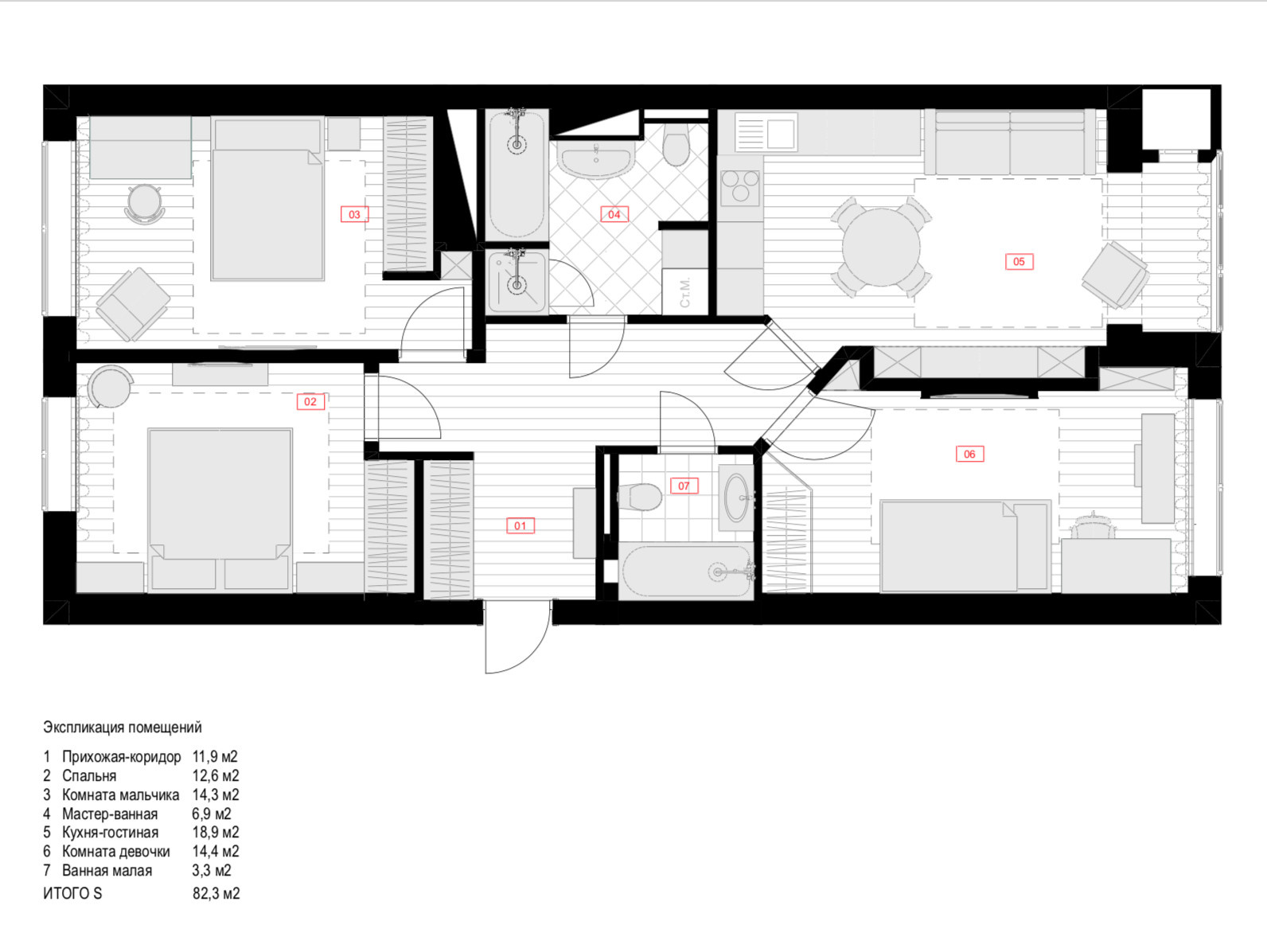 Квартира в ЖК "Сити Парк"