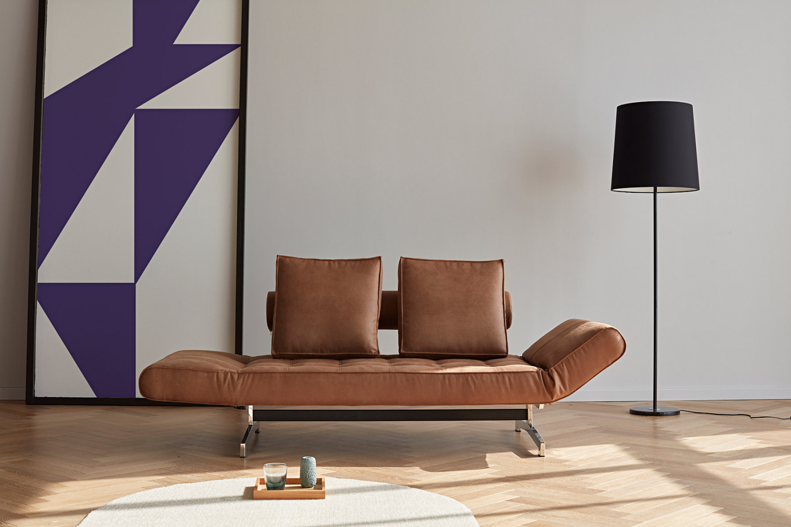 Кушетка Innovation Living Ghia с ножками Chrome