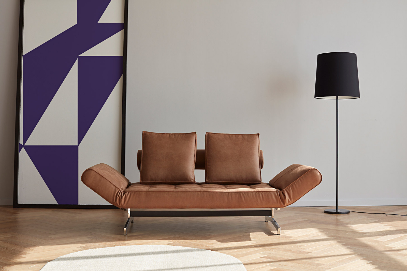 Кушетка Innovation Living Ghia с ножками Chrome