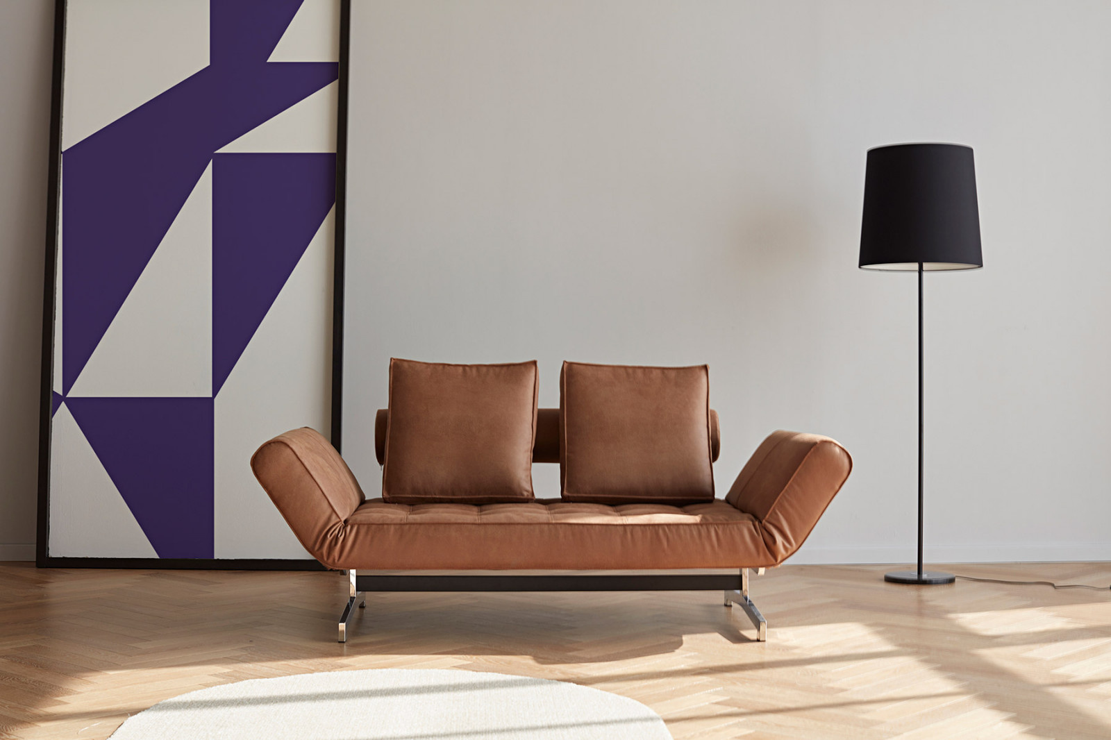Кушетка Innovation Living Ghia с ножками Chrome