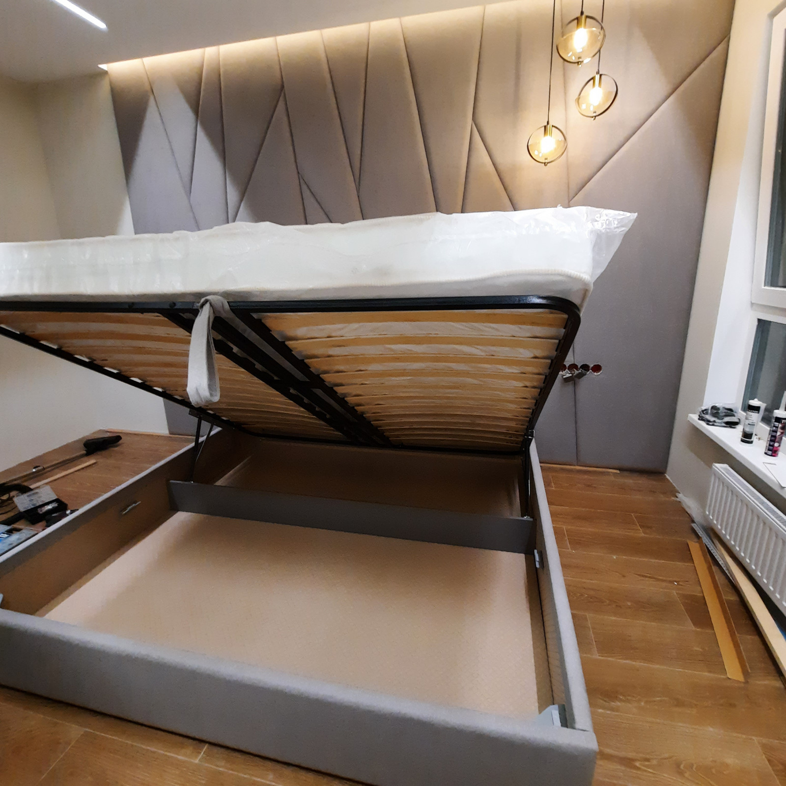 Мягкая становая панель