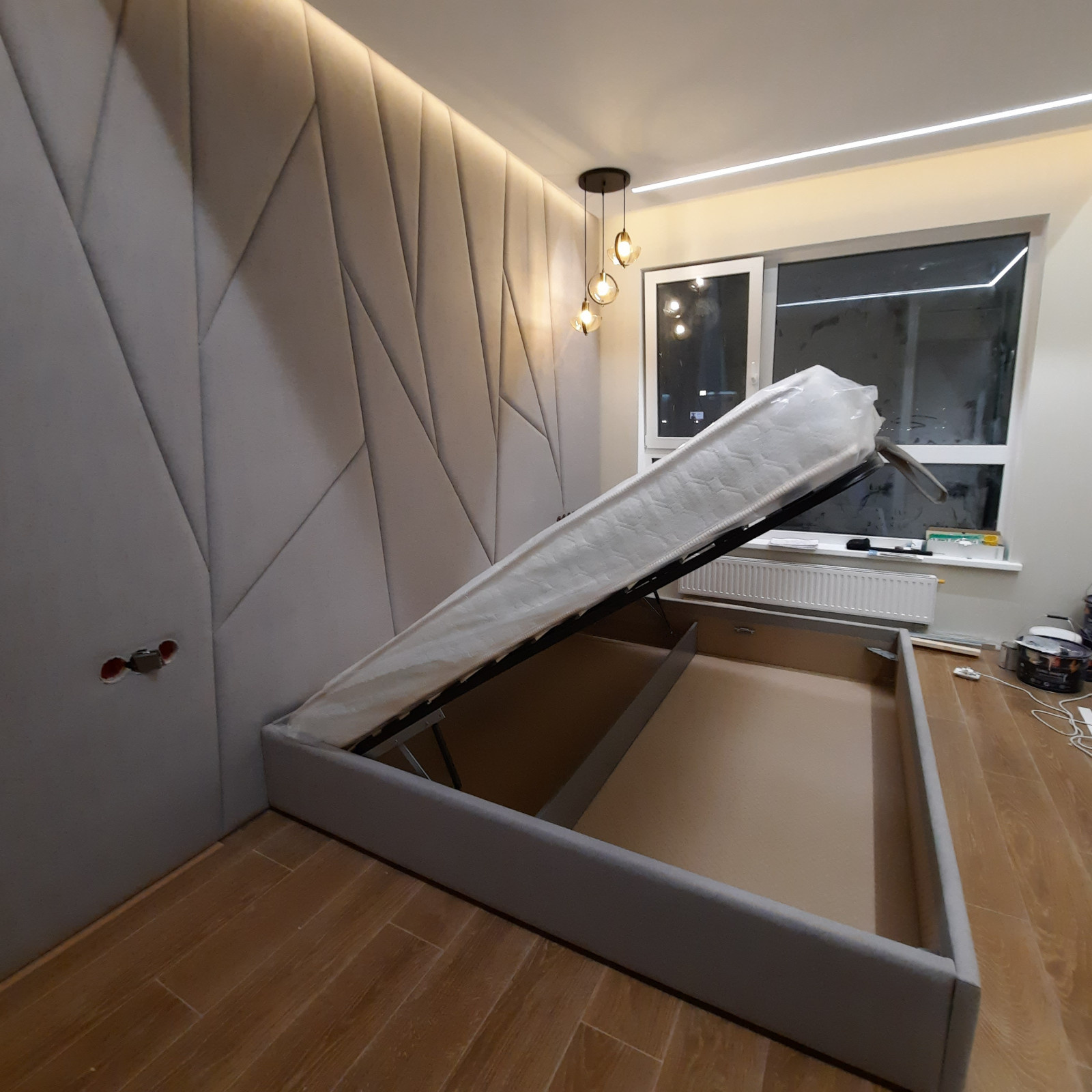 Мягкая становая панель